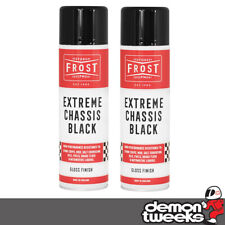 2 x Frost Extreme Chassis Spray Paint - Gloss Black Finish (2 x 500ml Aerosol)