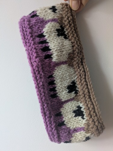 Handknitted woolly sheep - handknitted,