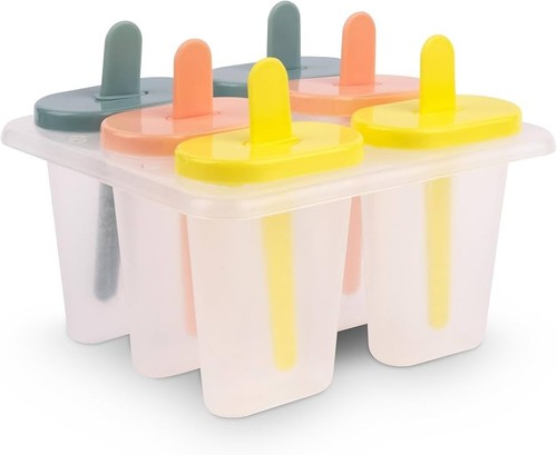 Cell ice lolly moulds - 6-cell,