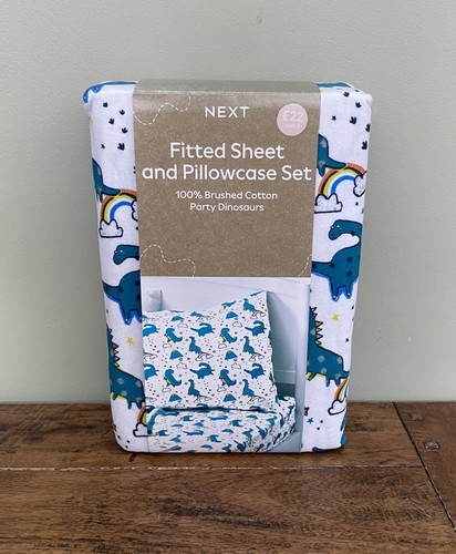 Next fitted sheet pillowcase - &,