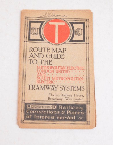 Bus tram pocket map - bus,