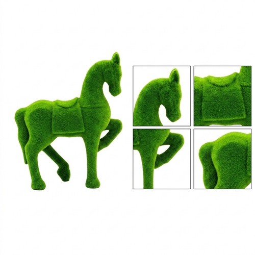 Outdoor flocked horse - outdoor,