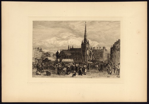Antique prints market bull - 3, prints-market-bull