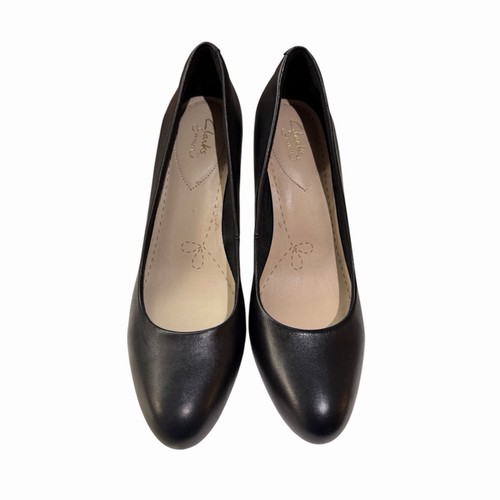 Clarks black leather - clarks, jane