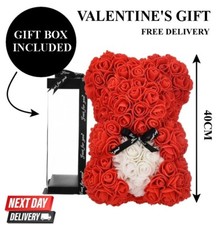 40cm rose bear with - rose,