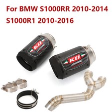 For BMW S1000RR2010-2014 S1000R 2010-2016 Slip On Exhaust Mid Link Carbon Fiber