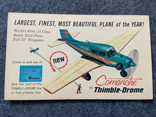 Piper comanche toy airplane - piper,