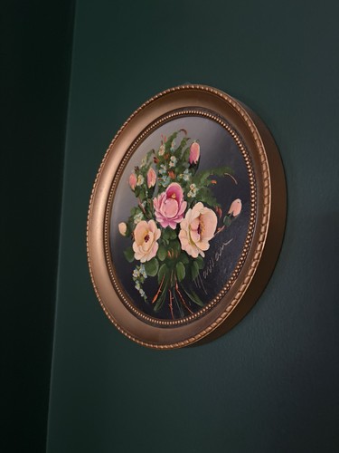 Vintage oil painting - oil, board