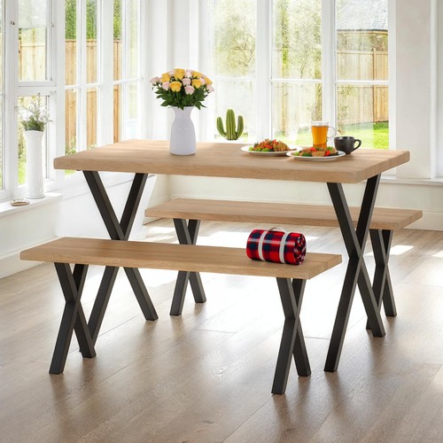 Buxton dining bench - 1+2,