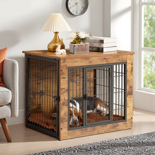 Wooden dog crate - wooden, heavy