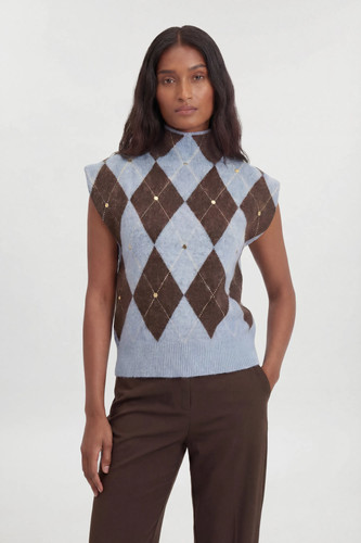 Karen millen knitted top - karen,