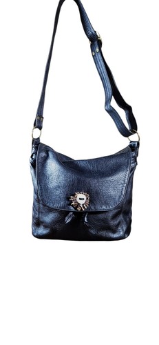 Vintage black leather - black,