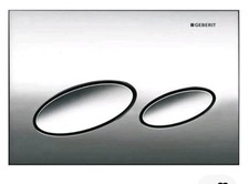 New Geberit Kappa20 Flush Plate Plastic Matt Chrome 115.228.21.1