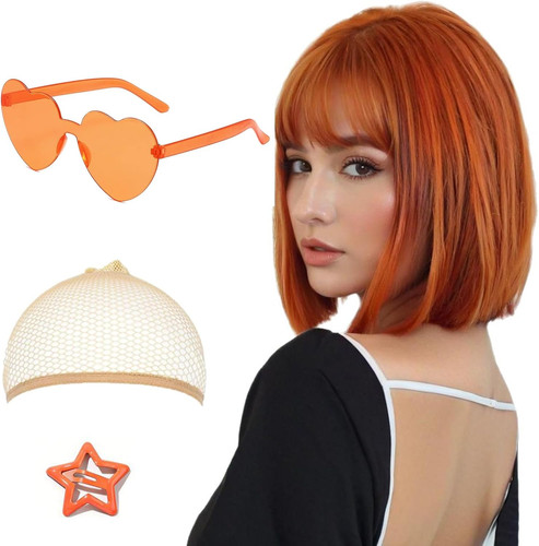 Generic ginger wig with - generic,