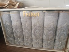 6-Pack Hand Towels Lace