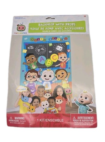 Cocomelon backdrop with photo - cocomelon,