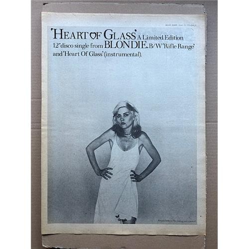 Blondie heart glass - of, poster