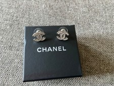 Authentic chanel silver tone