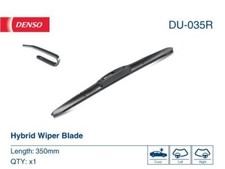 Denso Rear Wiper Blade Fits LH/RHD Suzuki Talbot Toyota Vauxhall Volvo VW DU035R