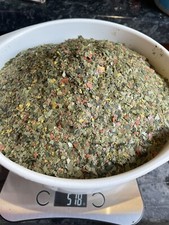 3 Kg MALAWI FLAKE TROPICAL FISH FOOD  VEGGIE CICHLID MBUNA PEACOCK FOOD ORIGIN