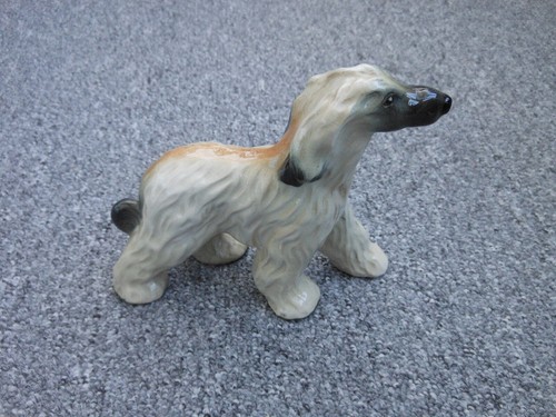Pottery afghan hound - hound, dog