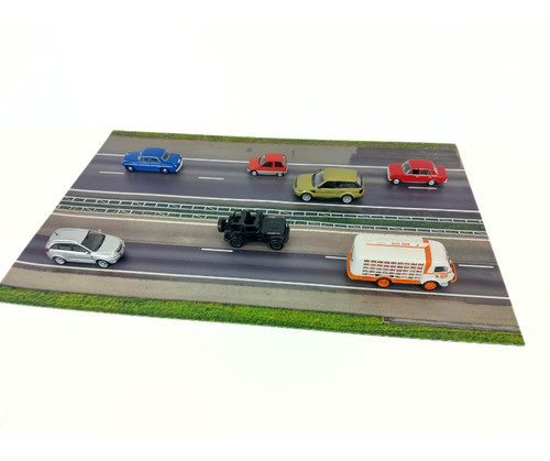 City road diorama - road, 1:43
