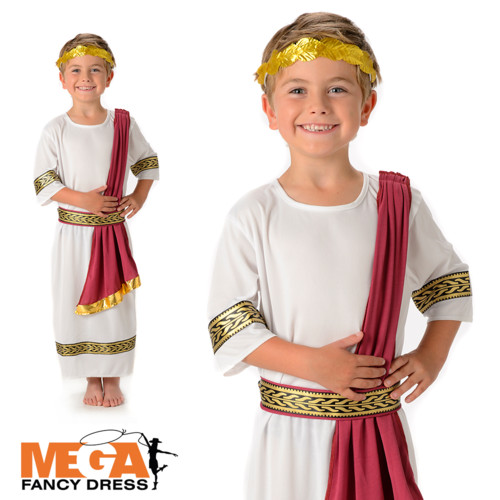 Roman emperor boys fancy dress - boys,