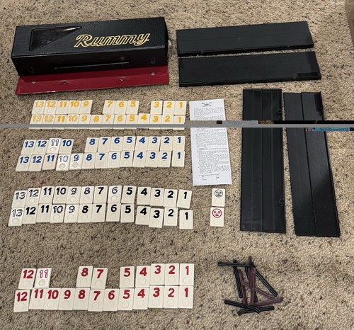 Rummy rummikub tile game set - tile,