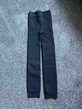 Ladies M / L Grey Fleece Lined Leggings 