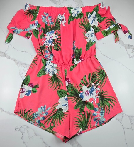 Hint blush womens romper - of,