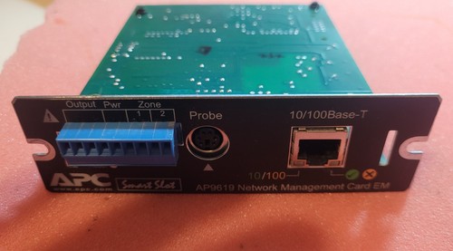 Apc smartslot ap9619 network - smartslot,