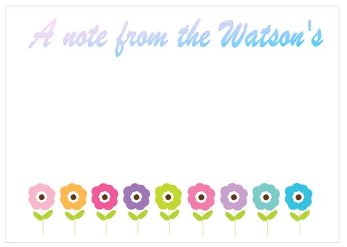 Personalised note cards - cards, &
