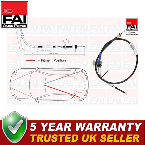 Fai rear left hand - hand, cable