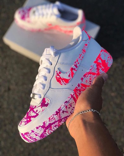 Air force custom white shoes - force,