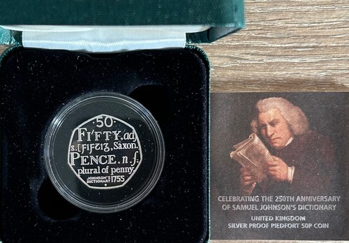 2005 50p samuel - samuel, johnsons