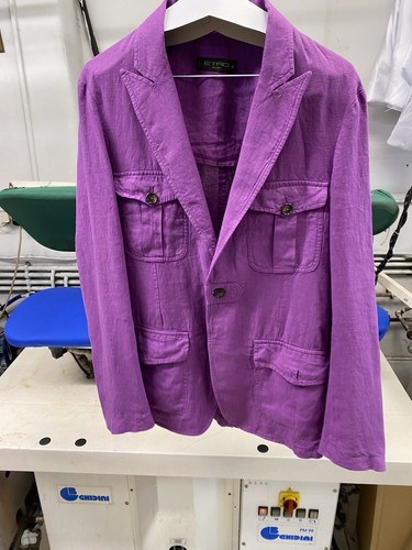 Etro milano purple linen - etro,