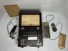 Portable Double cell Faradic battery Therapeutic Device Antique TENS unit