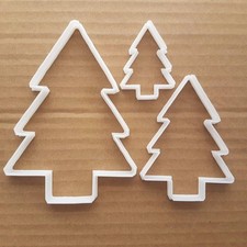 Christmas Tree Decorate Shape Cookie Cutter Dough Biscuit Pastry Fondant Sharp