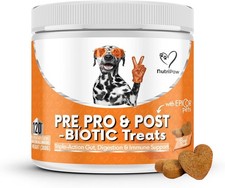 NutriPaw Pre, Pro & Postbiotic Digestive Treats For Dogs - Gut Health, Sensitive