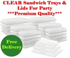 Large CLEAR Plastic Sandwich