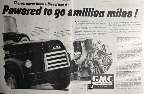 1951 gmc diesel trucks - gmc,