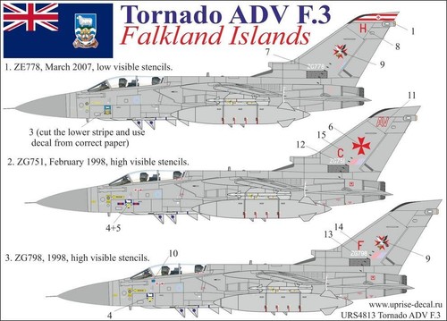 Decal panavia tornado - 1:48, adv
