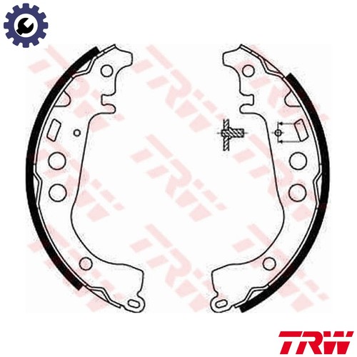Brake shoe set gs8673 for - shoe,