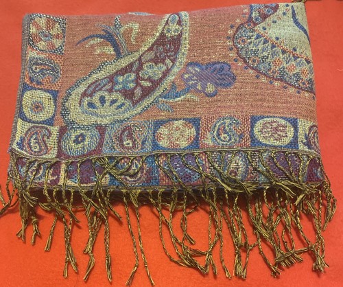 Colorful paisley woven - colorful,