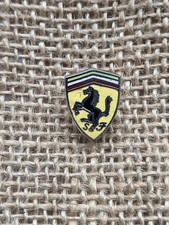 FERRARI SCUDERIA SHIELD PIN BADGE Prancing Horse Milano ITALY F1