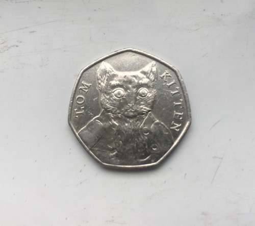 2017 50p fifty pence coin - uk,