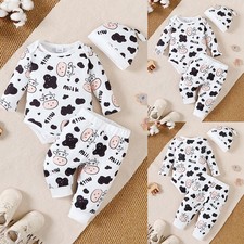 3PCS Newborn Baby Printed