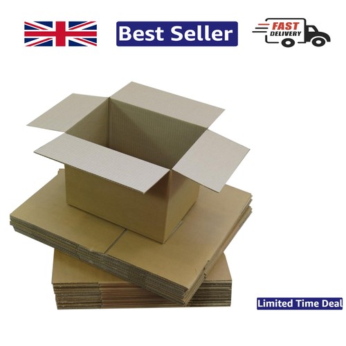 Flat packed cardboard - boxes,