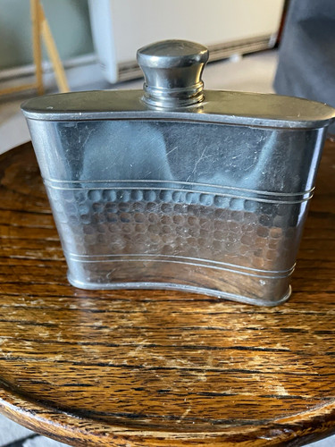 Silver metal hip - metal,