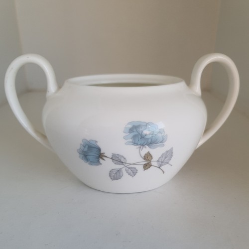 Wedgwood ice rose sugar bowl - wedgwood,